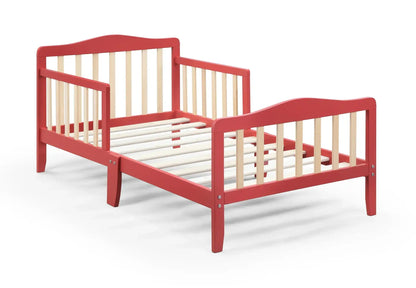 Twain - Toddler Bed - Natural, Red