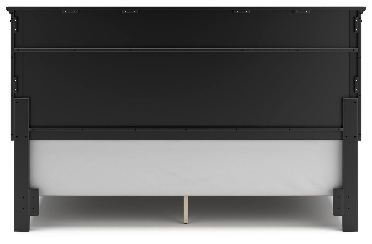 Lanolee - Panel Bed, Queen, Black