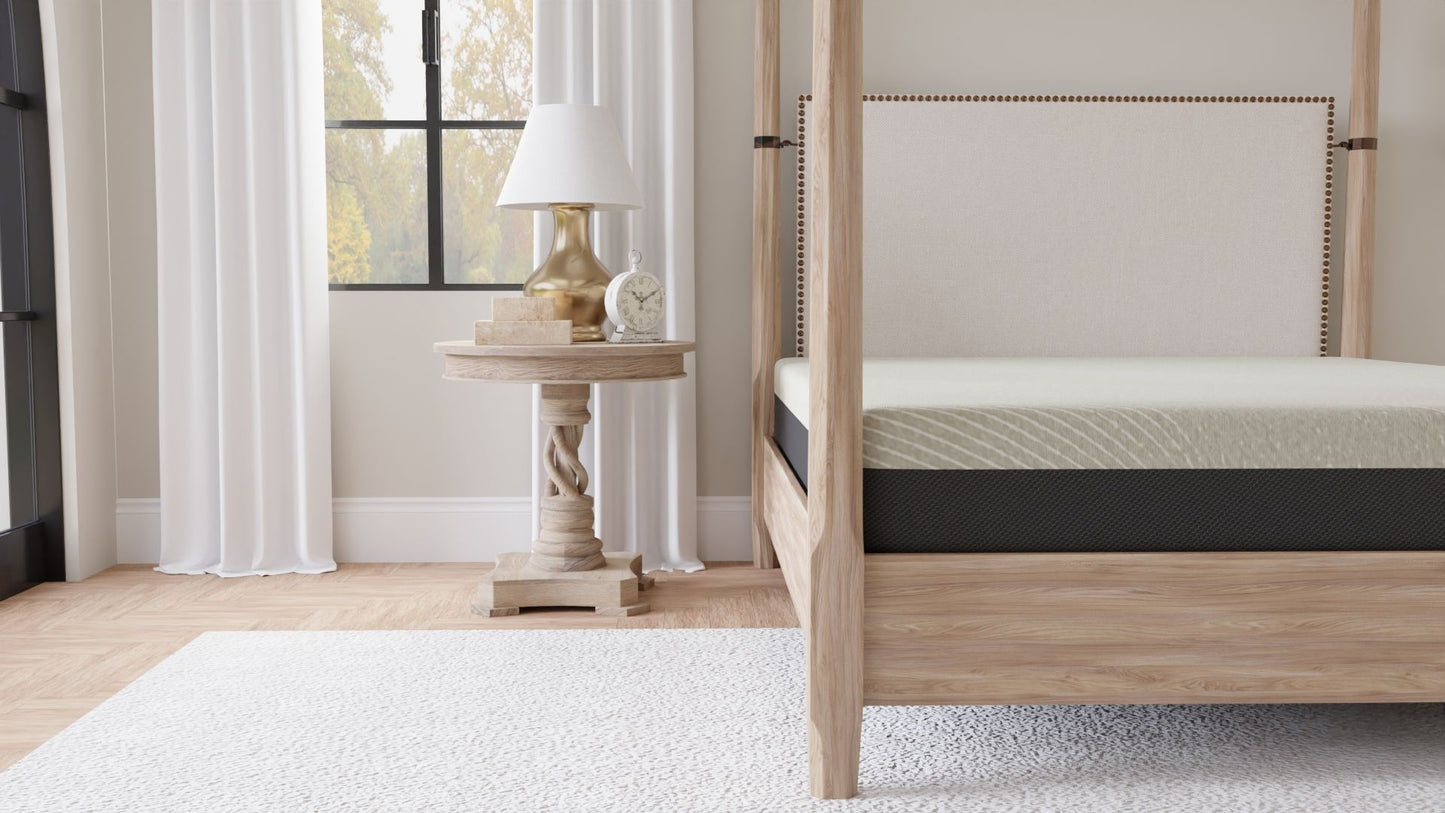 12 Comfort Series Soft Gel Memory Foam Tight Mattress, Twin, Gray