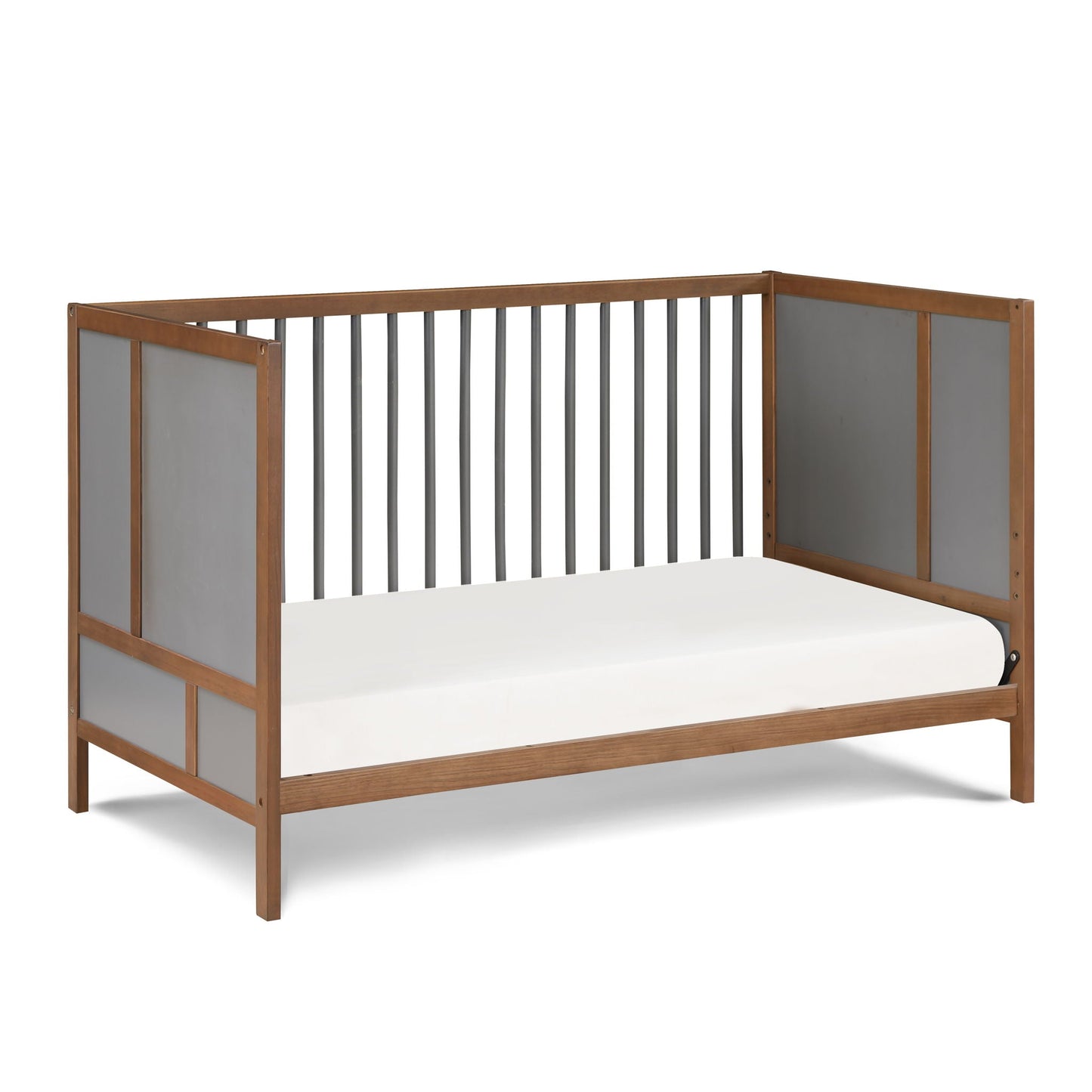 Pixie Finn - 3-in-1 Crib - Walnut, White