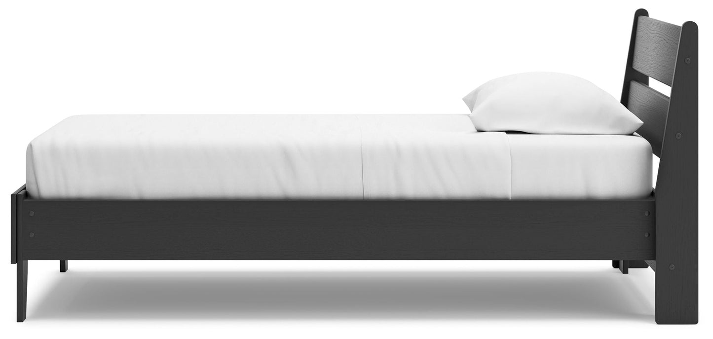 Socalle - Panel Platform Bed, Full, White