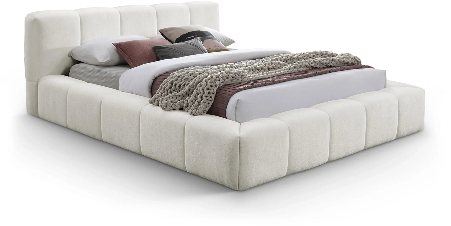 Carlin - Bed, Full, Beige