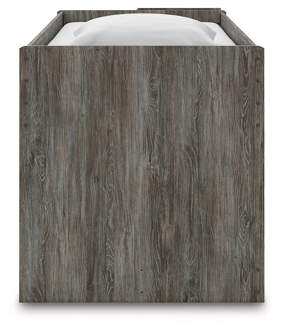 Frandern - Loft Bed, Twin, Gray