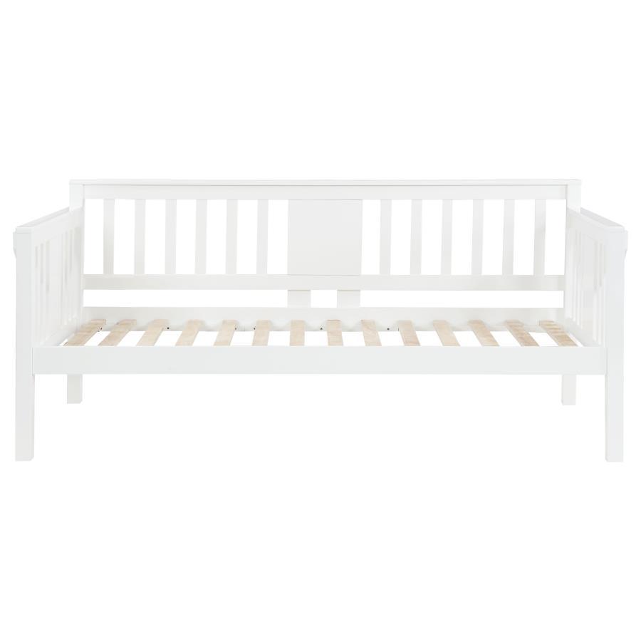 Bethany - Wood Daybed With Drop-Down Tables, White