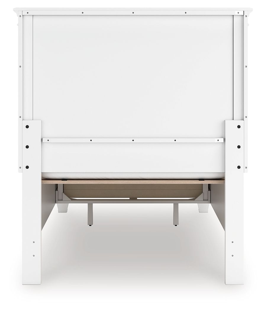 Fortman - Panel Bed, Full, White