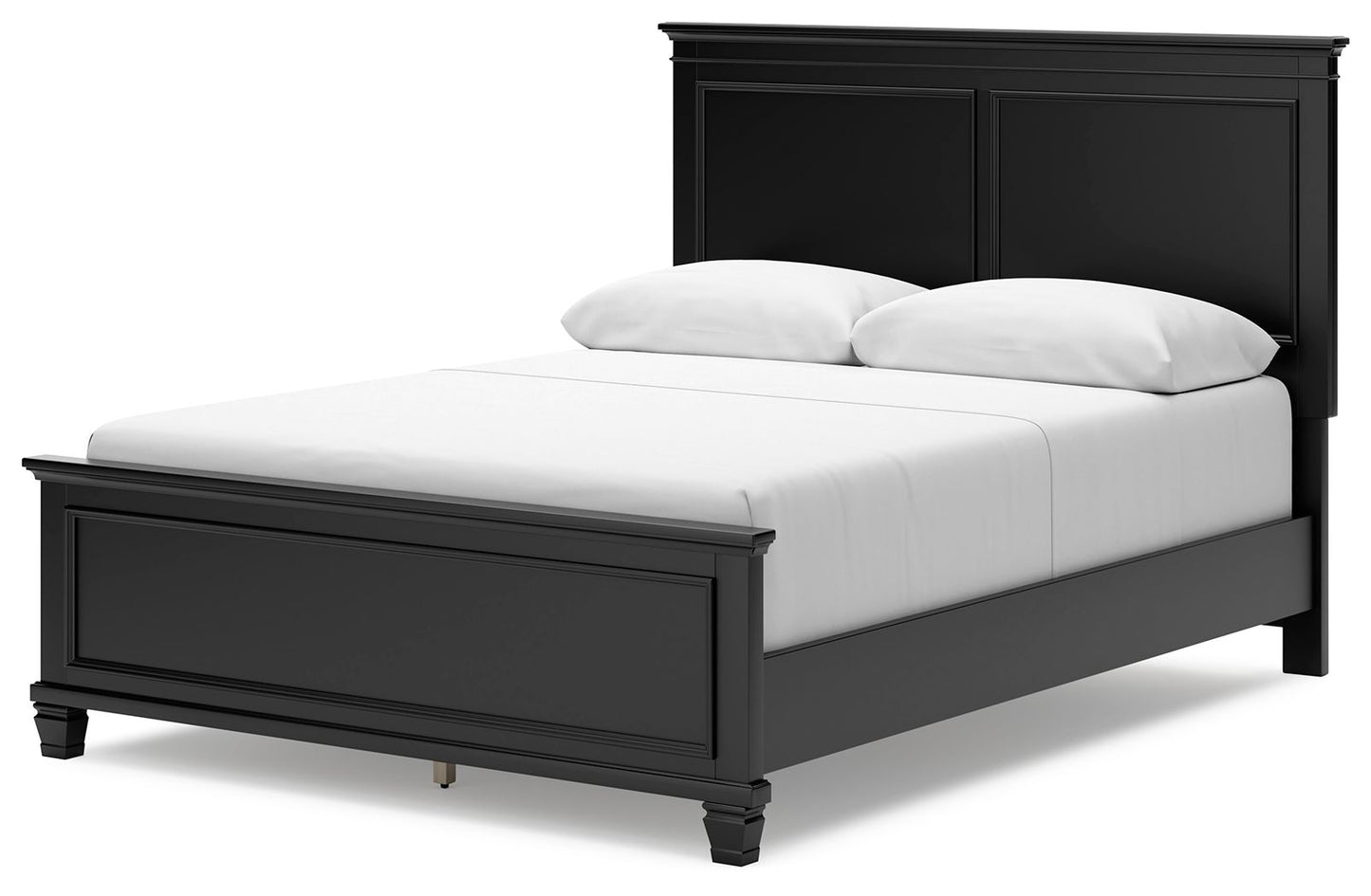 Lanolee - Panel Bed, Queen, Black