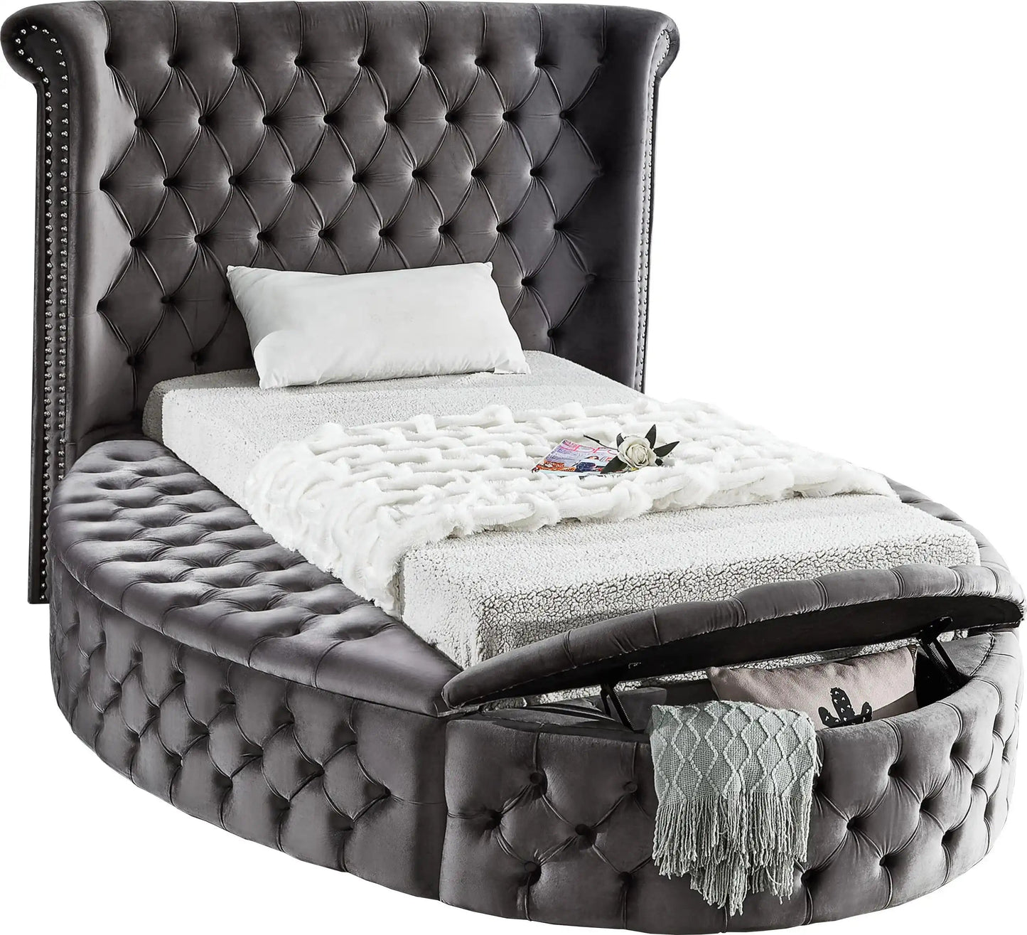 Luxus - Bed, Twin, Black