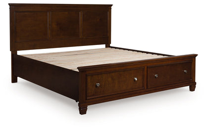 Danabrin - Panel Bed, Twin, Dark Brown