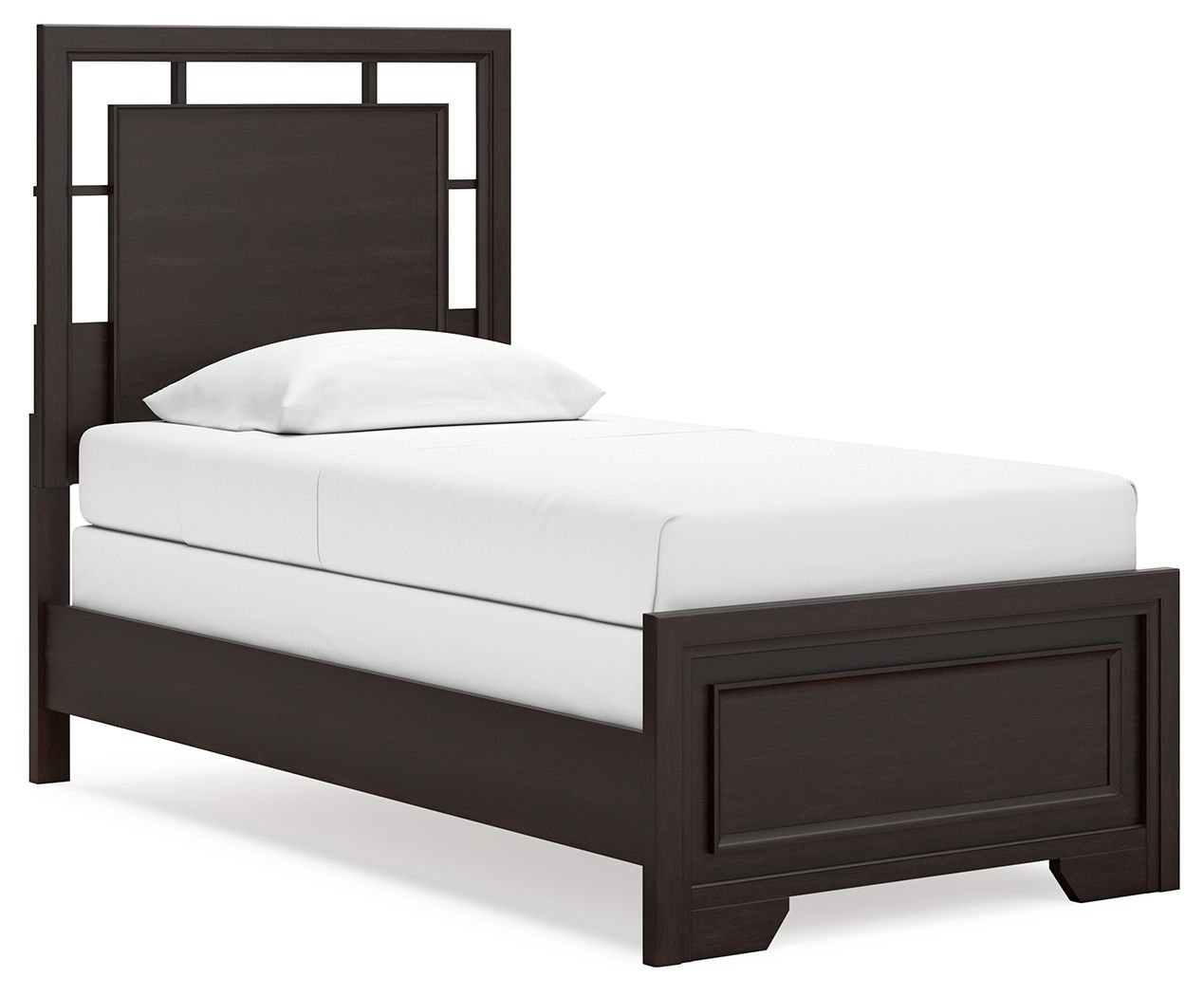 Covetown - Panel Bedroom Set, Dark Brown