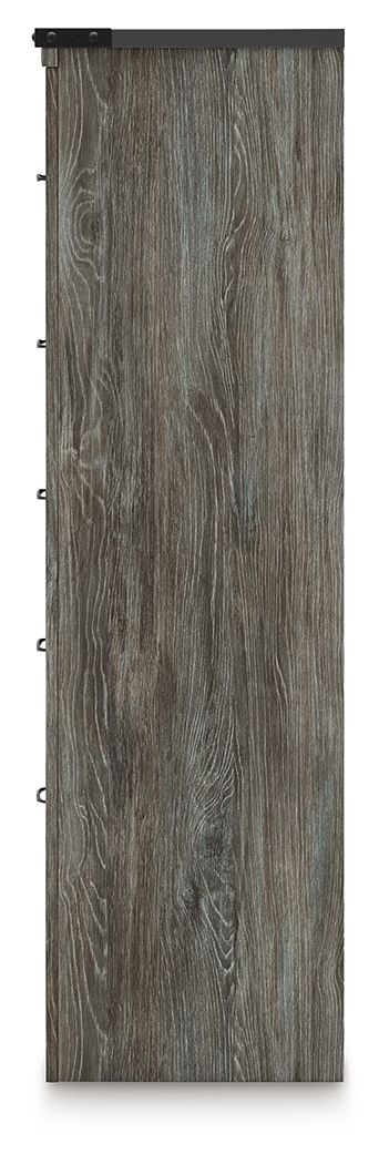 Frandern - Five Drawer Chest - Gray