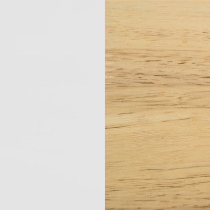 Wyatt - Wood Twin Over Twin Bunk Bed - White And Natural