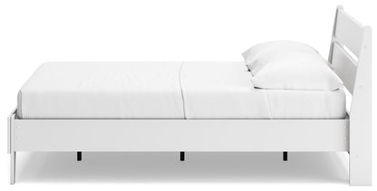 Socalle - Panel Platform Bed, Full, White