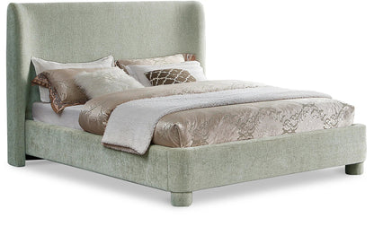 Penny - Chenille Fabric Bed, Full, Beige