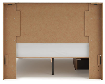 Lawroy - Panel Bed With Storage, Queen, Beige