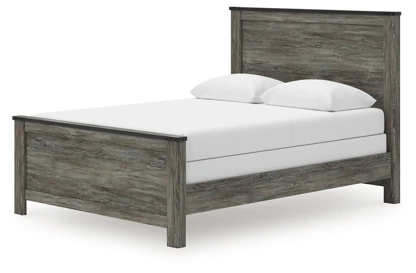 Frandern - Panel Bed, Full, Gray