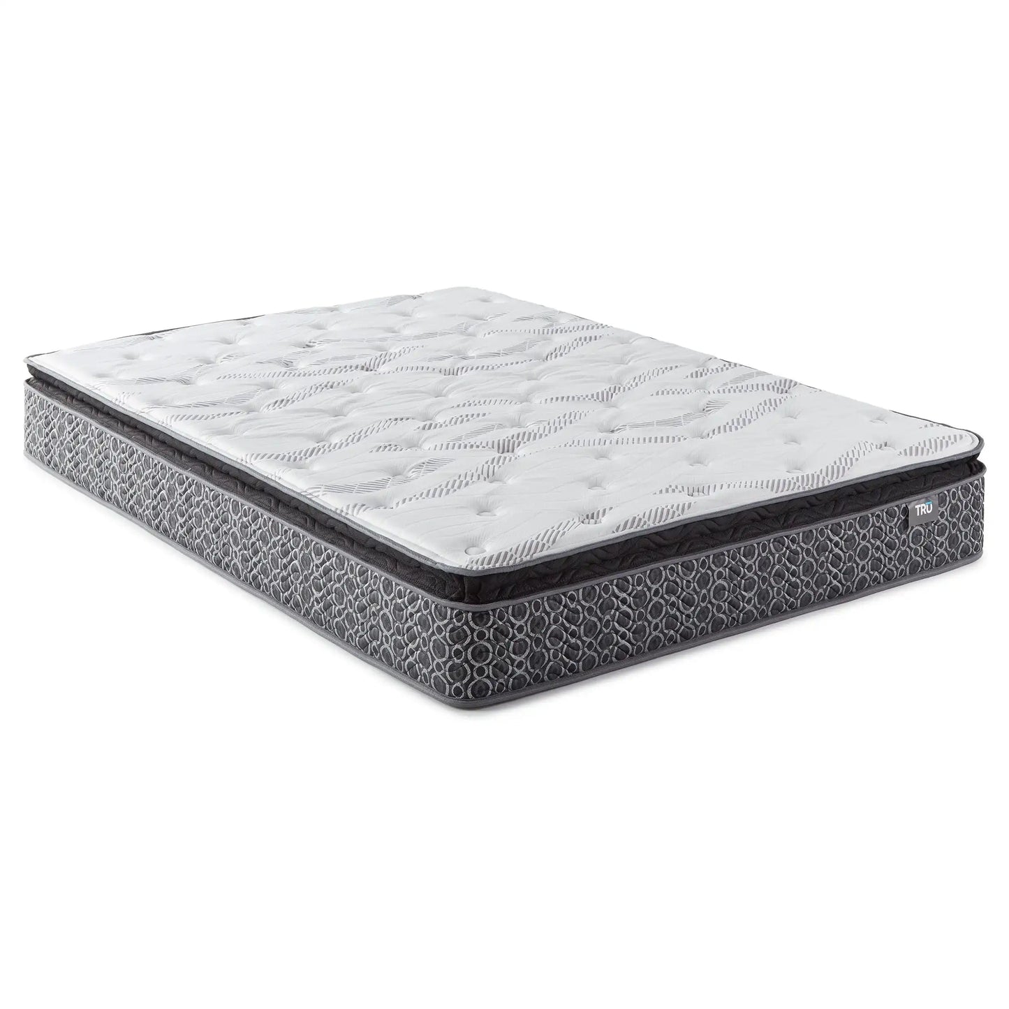 Hayes - Pillow Memory Foam Hybrid Mattress, Twin, White