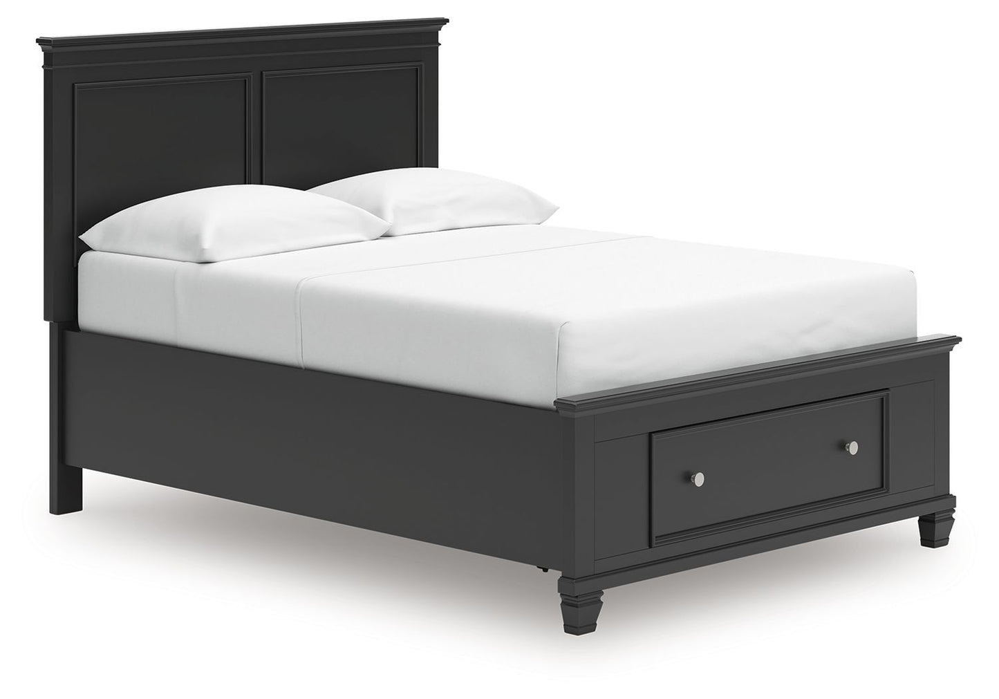 Lanolee - Panel Bed, Queen, Black