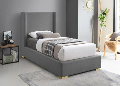 Royce - Bed, Full, Gray