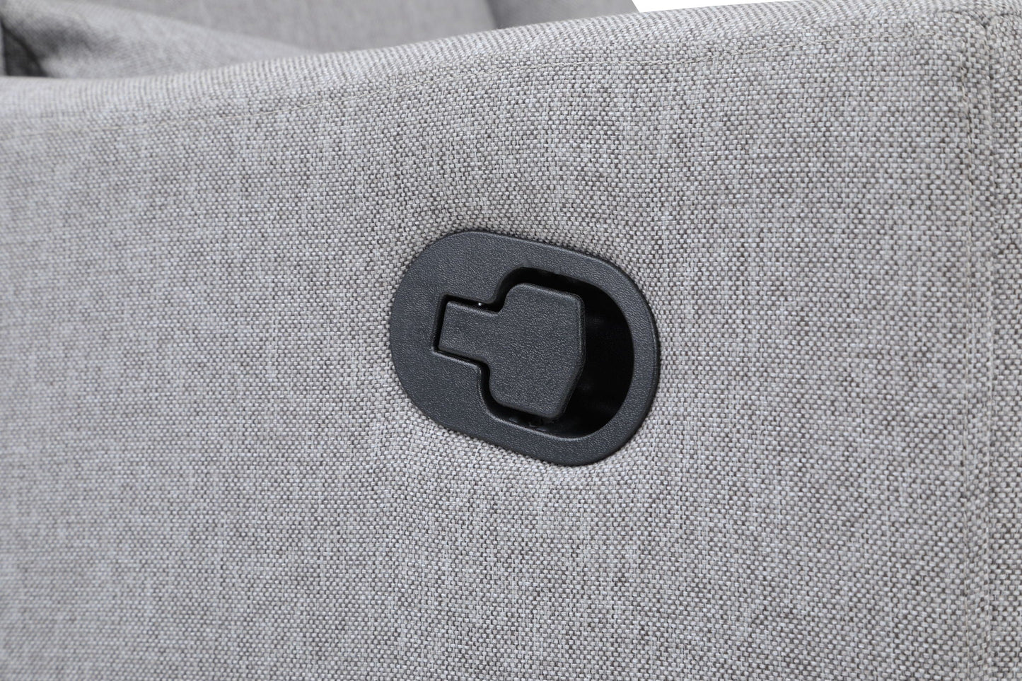 Pronto - Swivel Glider Recliner With Pillow, Dark Gray