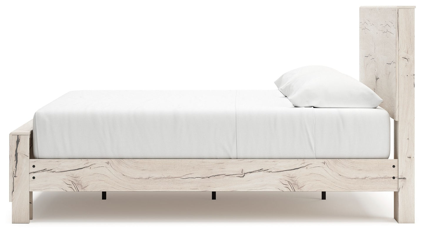 Lawroy - Panel Bed With Storage, Queen, Beige