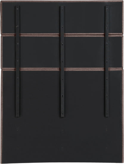 Adam - Linen Fabric Bed With 89 Headboard, Full, Beige