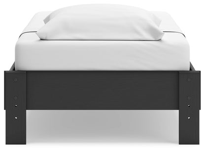 Socalle - Platform Bed, Twin, White