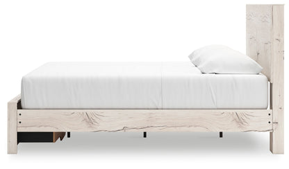 Lawroy - Panel Bed With Storage, Queen, Beige