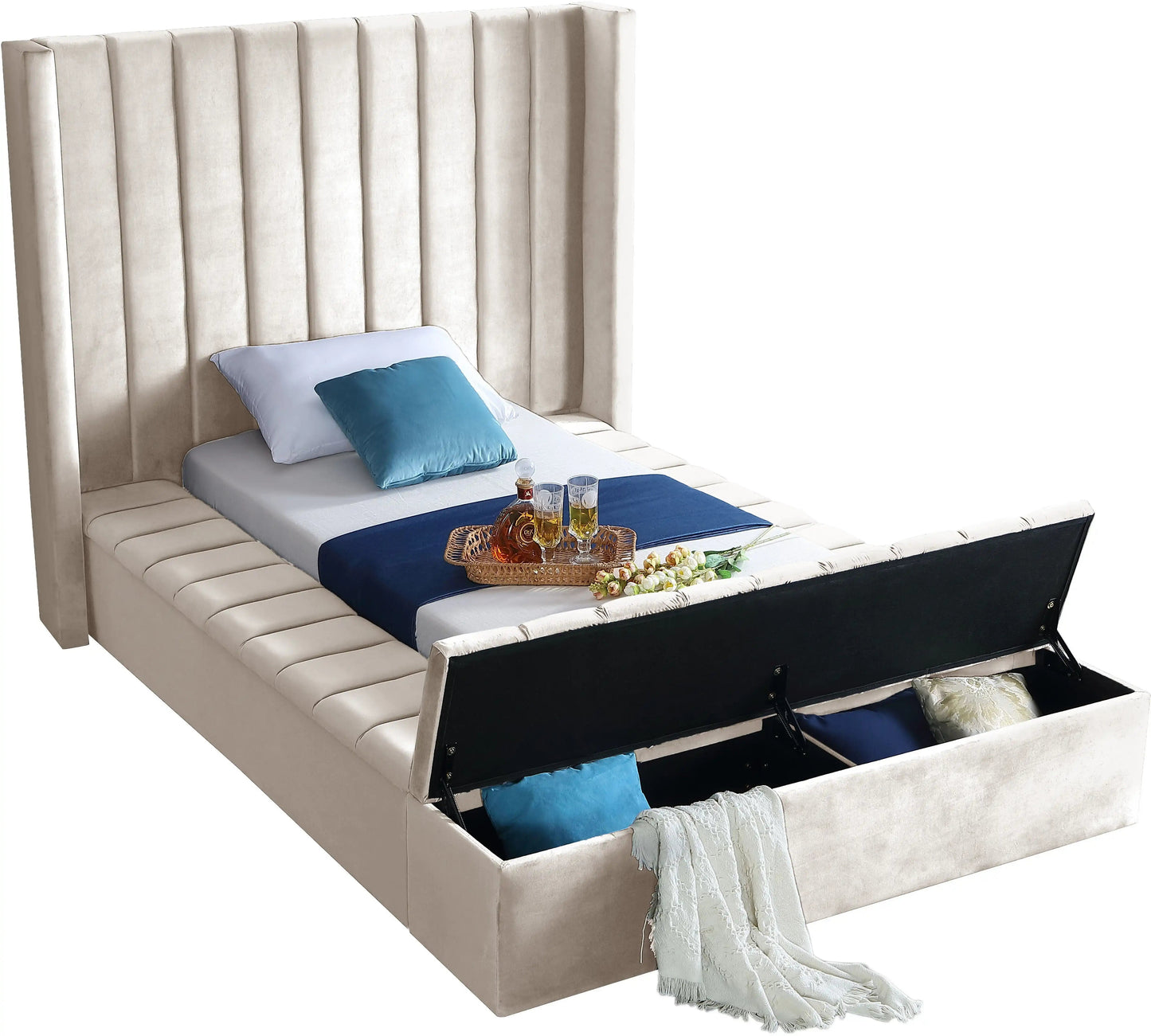Kiki - Bed, King, Black