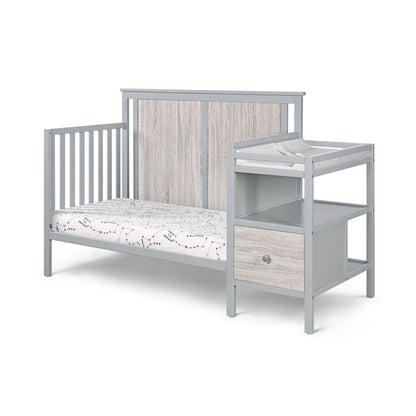 Connelly - 4-in-1 Crib and Changer Combo, White
