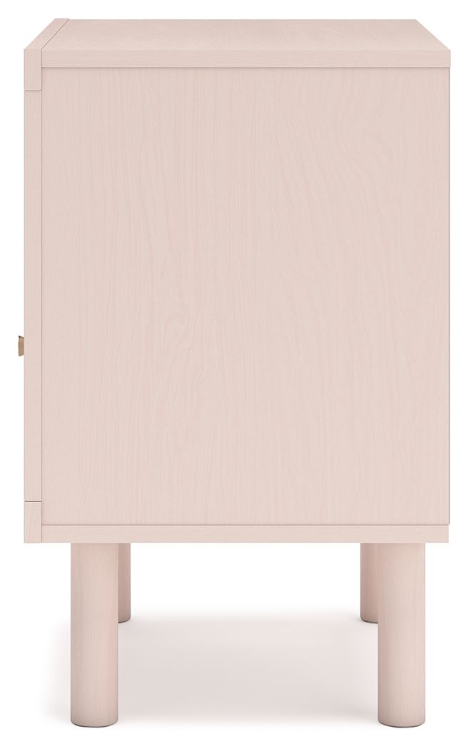 Wistenpine - One Drawer Night Stand - Blush