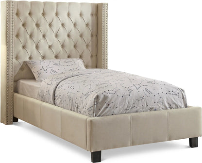 Ashton - Bed, Queen, Beige