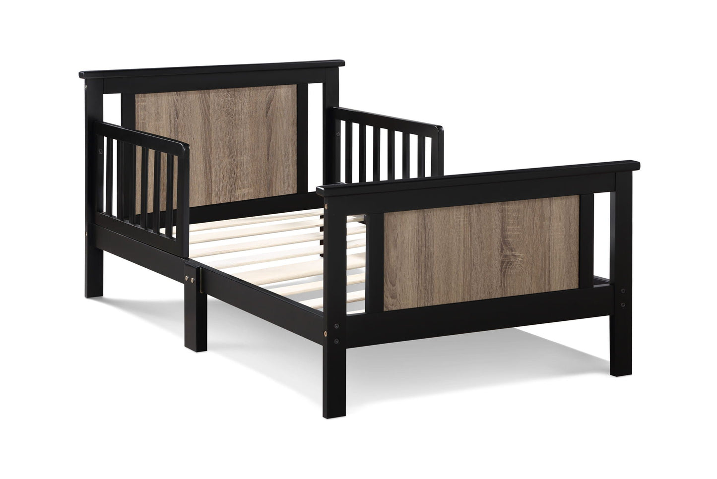 Connelly - Reversible Panel Toddler Bed, Black