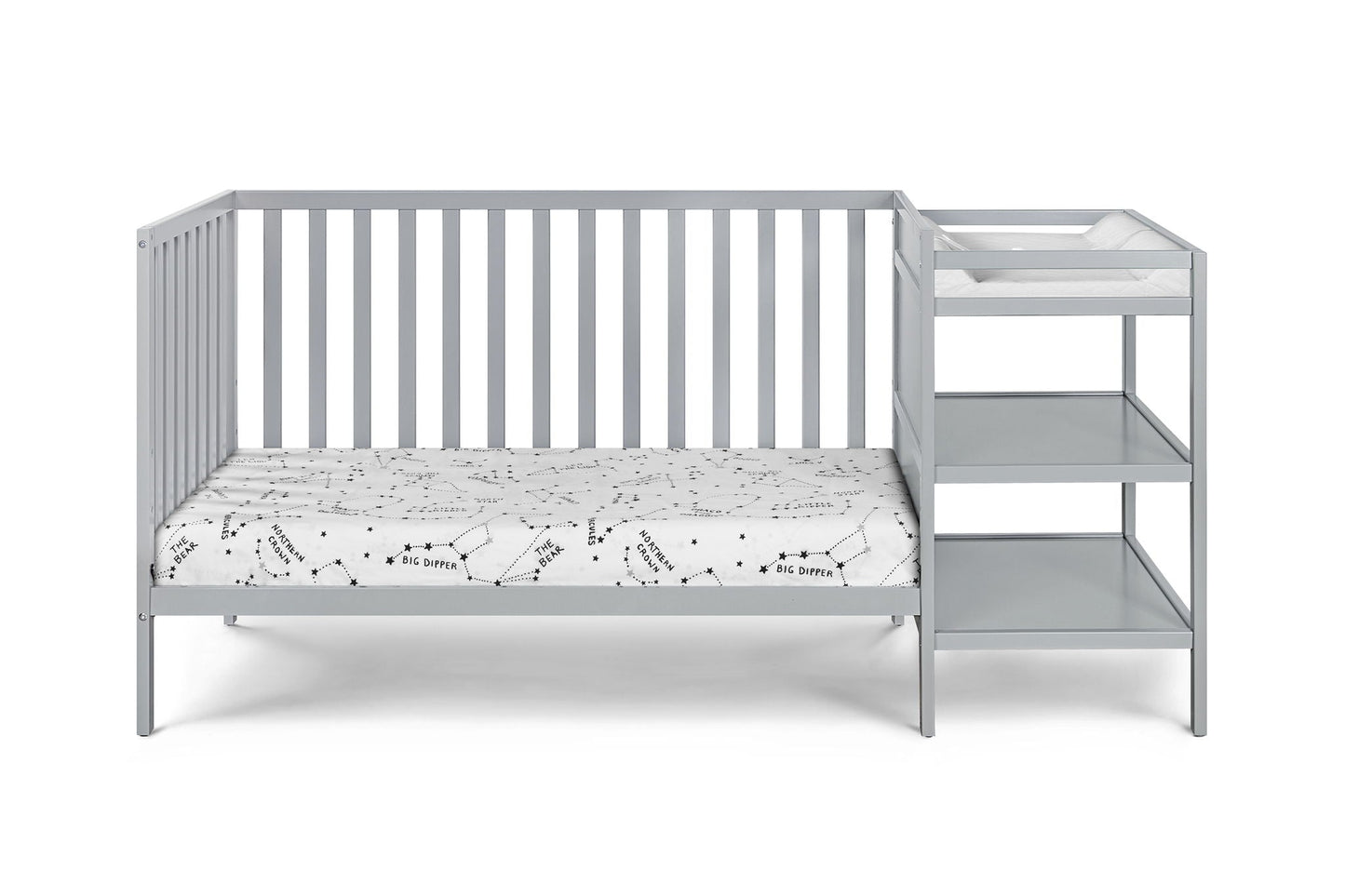 Palmer - 3-in-1 Convertible Crib / Changer Combo, Beige