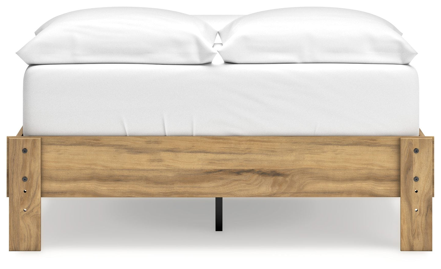 Bermacy - Platform Bed, Full, Light Brown
