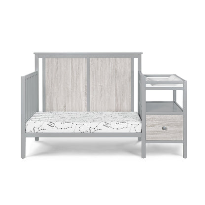 Connelly - 4-in-1 Crib and Changer Combo, White