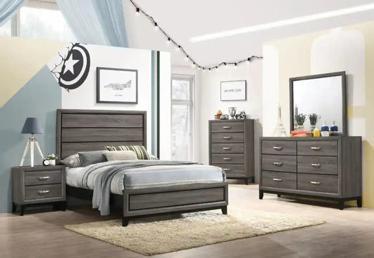 Watson - Bedroom Set, Dark Gray