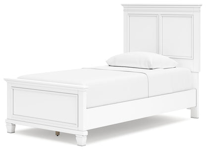 Fortman - Panel Bed, Full, White