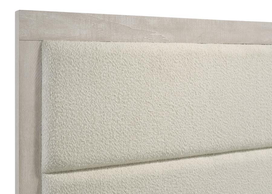 Trenton - Wood Panel Bed, Full, Beige