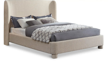Penny - Polyester Fabric Bed, Full, Beige