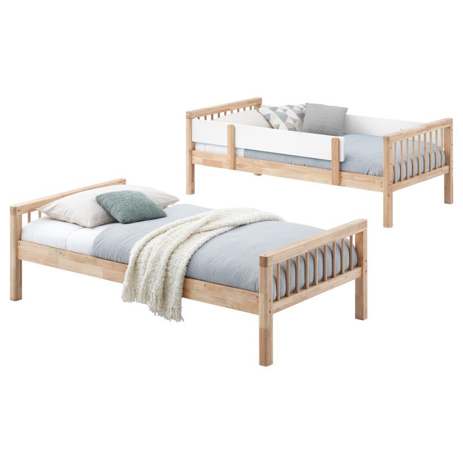Dakota - Wood Twin Over Twin Bunk Bed - Natural