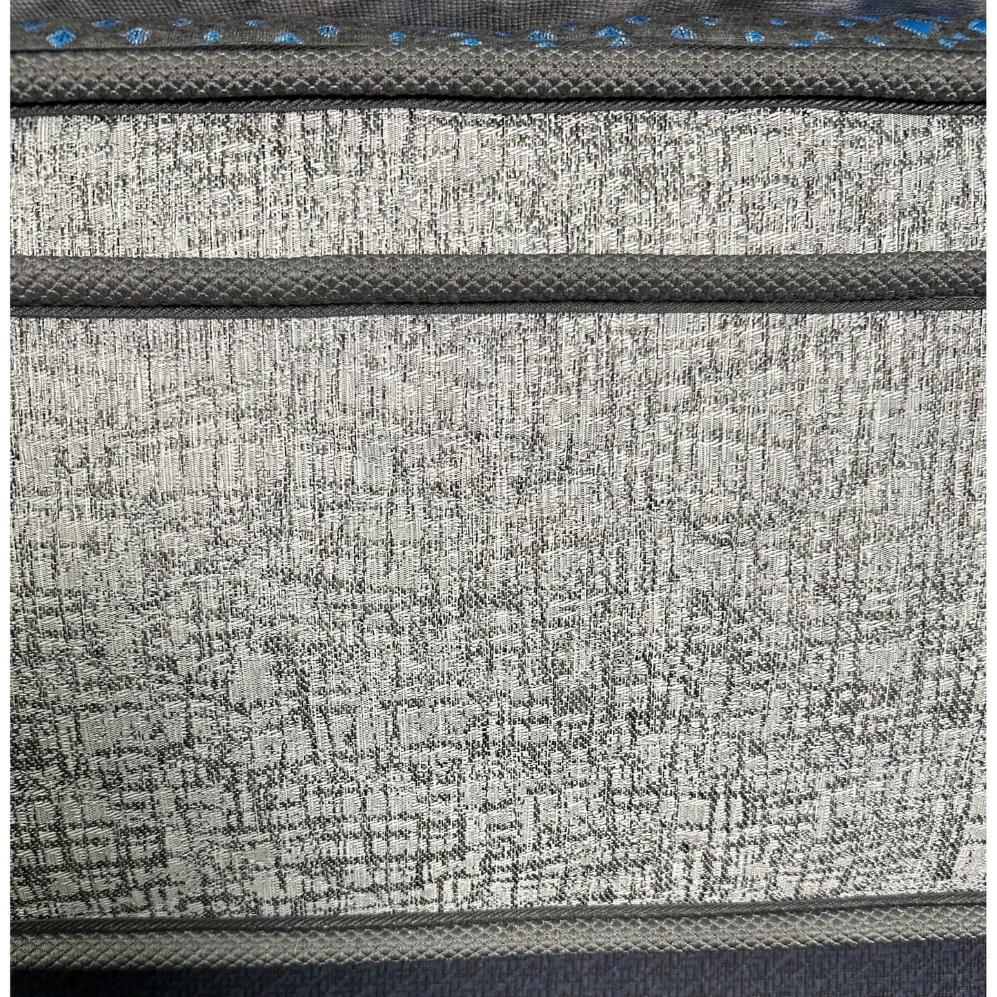 Comfort Care - 12 Twin Hybrid Euro Top Mattress, Plush Comfort With Individual Pocketed Coil - Gray / Blue