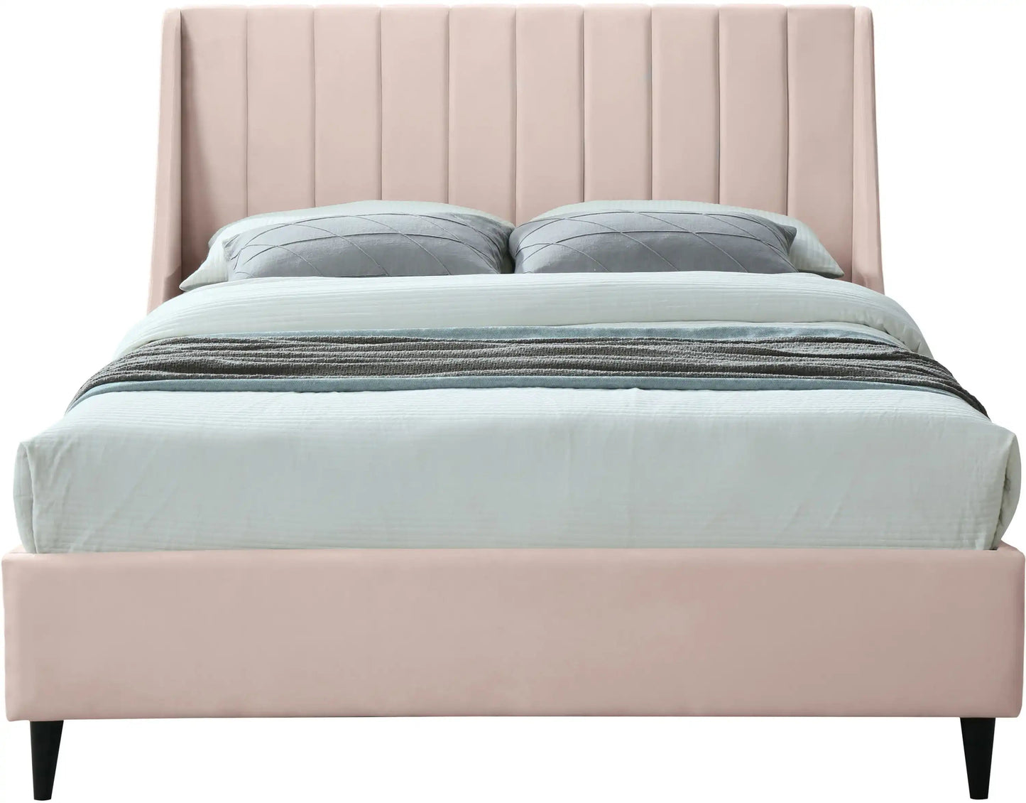Eva - Velvet Bed, Twin, Green