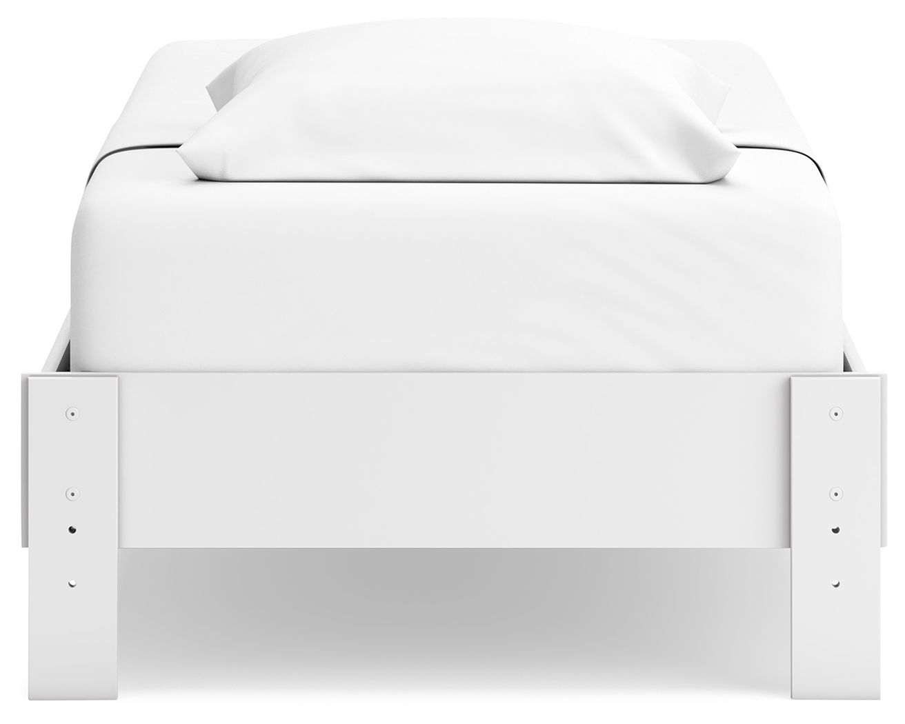 Hallityn - Platform Bed, Twin, White