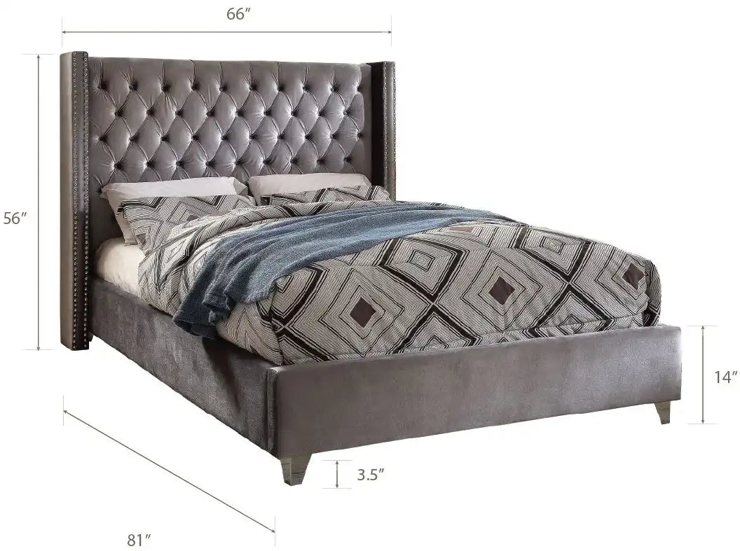 Aiden - Bed, King, Beige