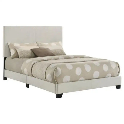 Dorian - Upholstered Panel Bed, Full, Black