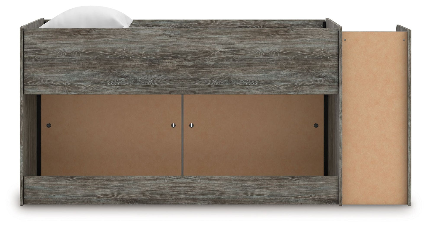 Frandern - Loft Bed, Twin, Gray