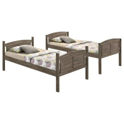 Flynn - Wood Bunk Bed With Mattress