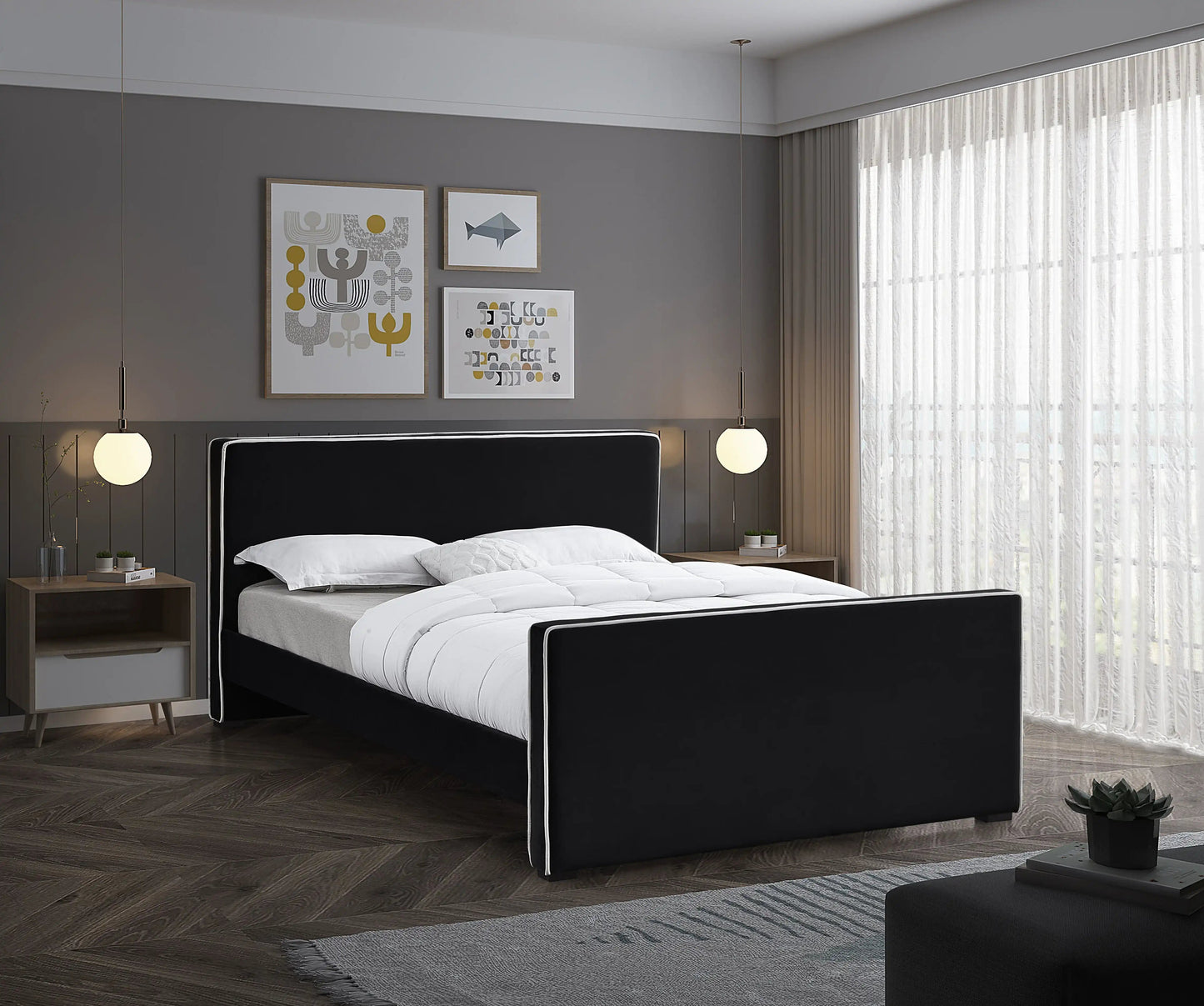 Dillard - Bed, Full, Black