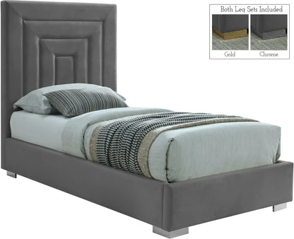 Nora - Bed, Twin, Dark Gray