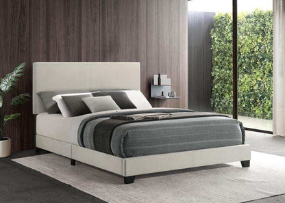 Dorian - Upholstered Panel Bed, Full, Black